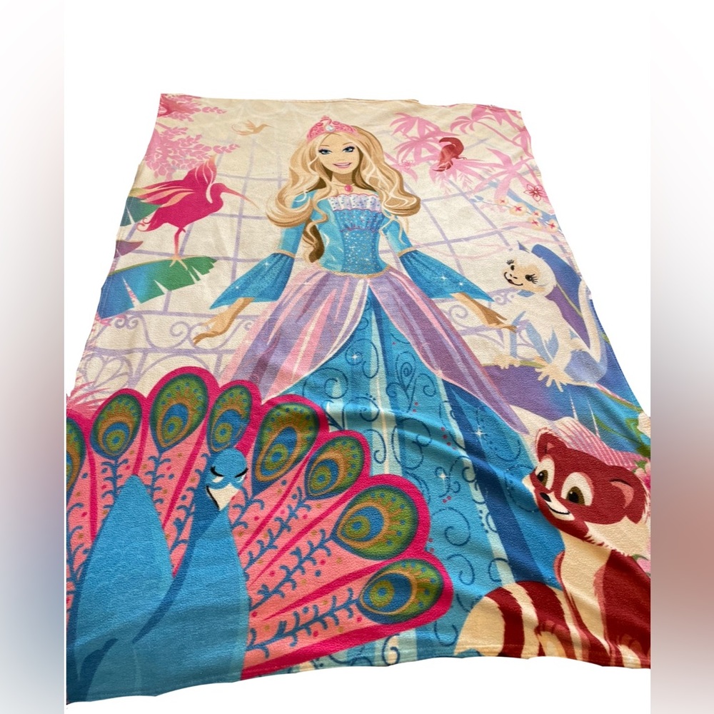 Barbie Island Princess Throw Blanket